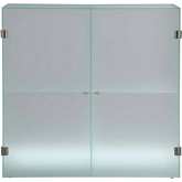 75301 Cabinet in Frosted Tempered Glass